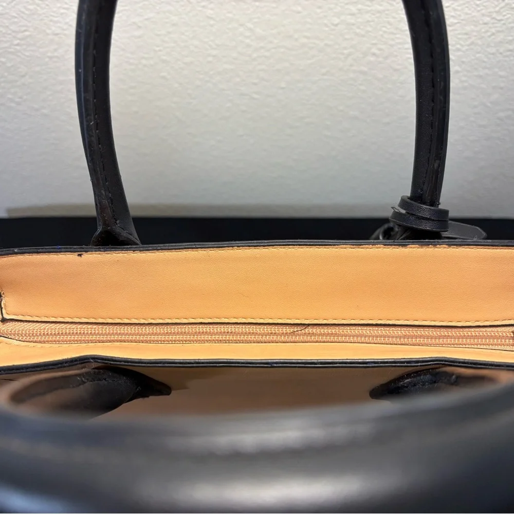 REED by Reed Krakoff for Kohl’s Women's Color Block Satchel Black, Tan, Cream